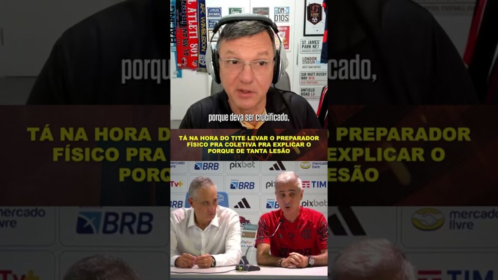 TÁ NA HORA DO TITE LEVAR O PREPARADOR FÍSICO PRA COLETIVA #tite #flamengo #maurocezar