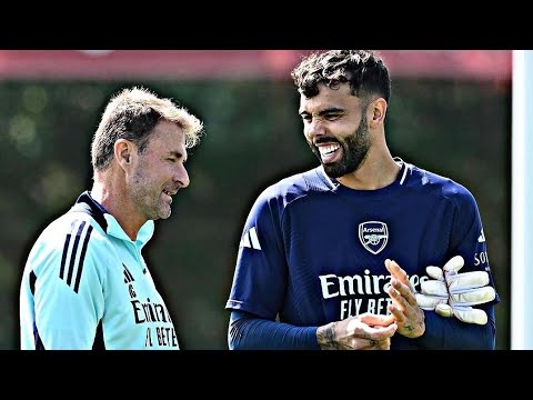 Arsenal Training Today Ahead Of Astonvilla  Clash Tomorrow