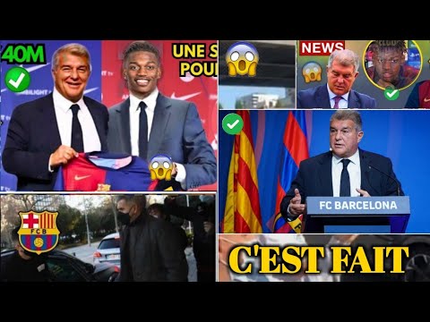 🚨 C'EST OFFICIEL / ✍️COMMUNIQUE OFFICIEL LA NOUVELLE EXPLOSE / RAFAEL LEÃO SIGNE AU FC BARCELONE