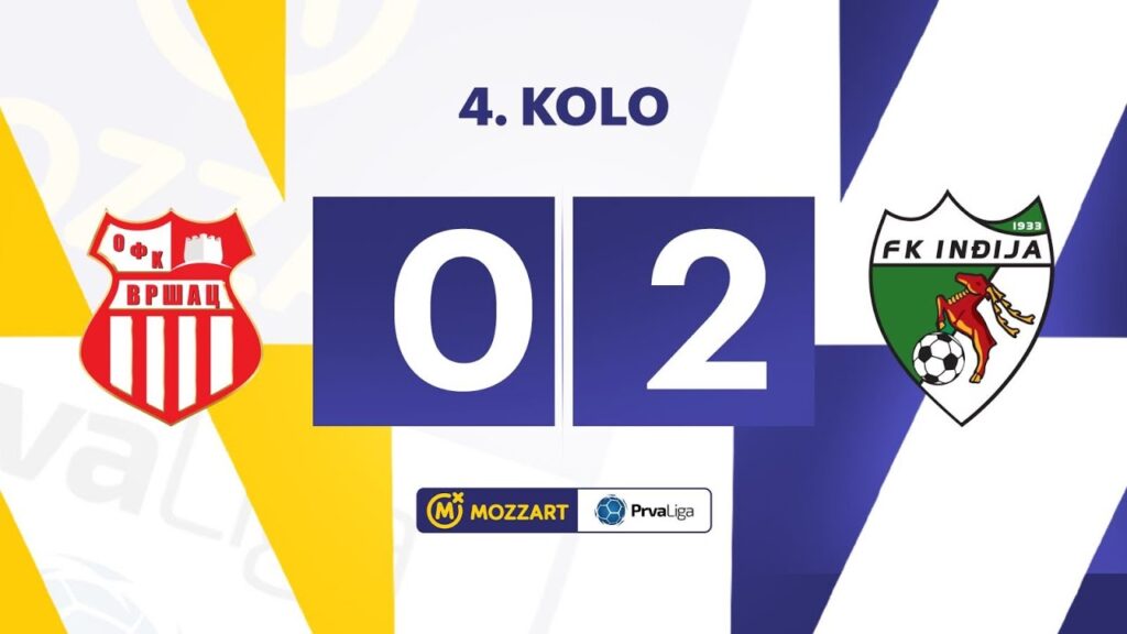 Mozzart Bet Prva liga Srbije 2024/25 - 4.Kolo: OFK VRŠAC – INĐIJA TOYO TIRES 0:2 (0:1)