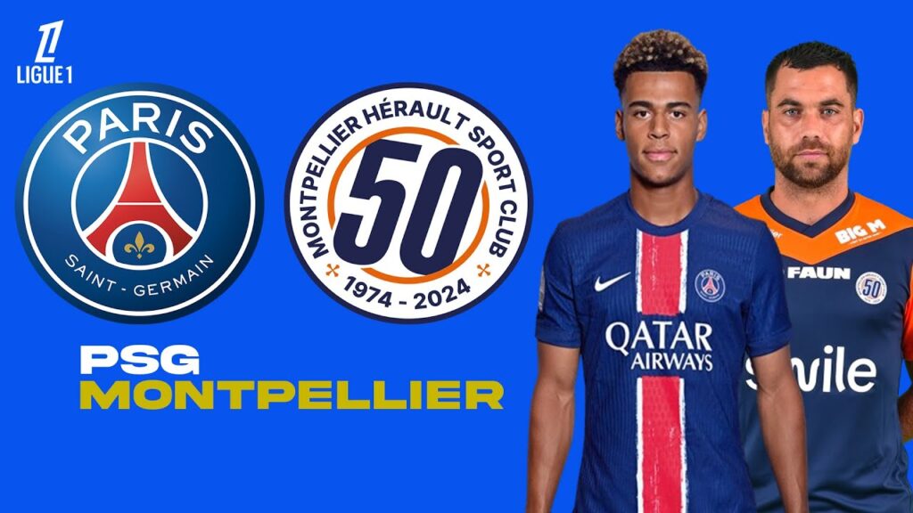 LIVE PSG - MONTPELLIER / ALLEZ PARIS ! / LA PREMIERE DE DESIRE DOUE AU PARC DES PRINCES !