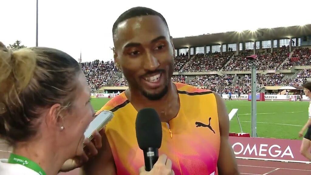 Matthew Hudson Smith After Running 43.96 To Win Lausanne Diamond League 400m