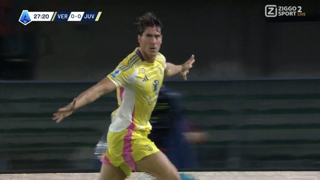Gol di Dusan Vlahovic, Hellas Verona vs Juventus (0-2) Gol in evidenza Serie A