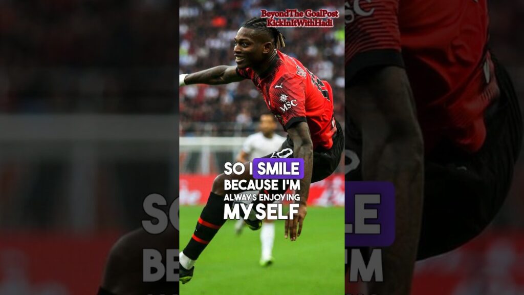 Why Rafael Leão Can’t Stop Smiling On The Pitch😃😄 #shorts #leao #acmilan #football