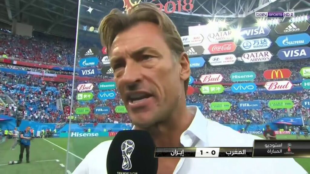 Hervé Renard après la défaite contre Iran  1-0 Maroc