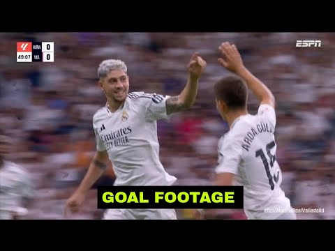 Federico Valverde Free kick Goal vs Real Valladolid!! Valverde goal vs Valladolid