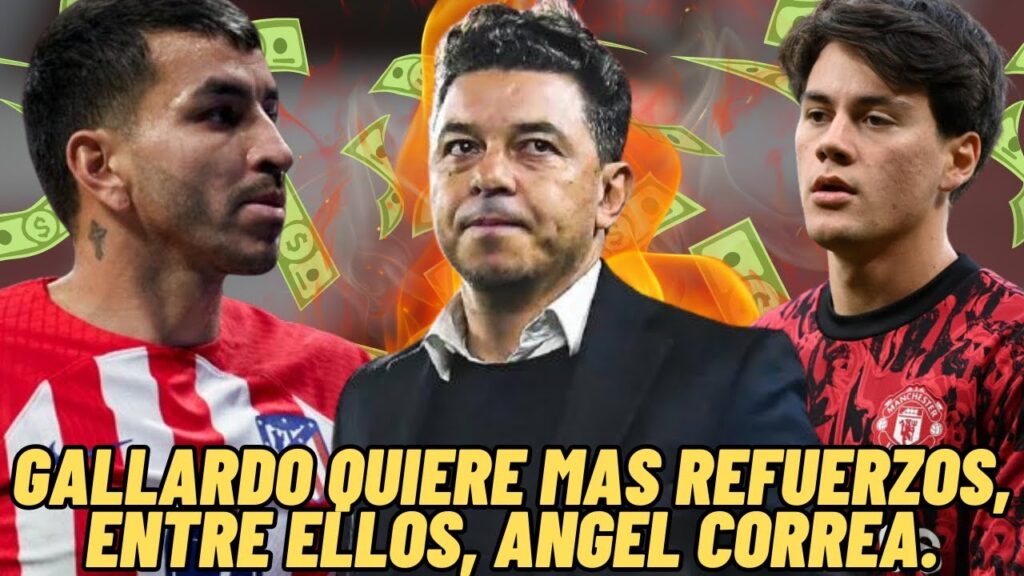 Gallardo QUIERE mas REFUERZOS, y va por otro CAMPEÓN del MUNDO: Angel Correa