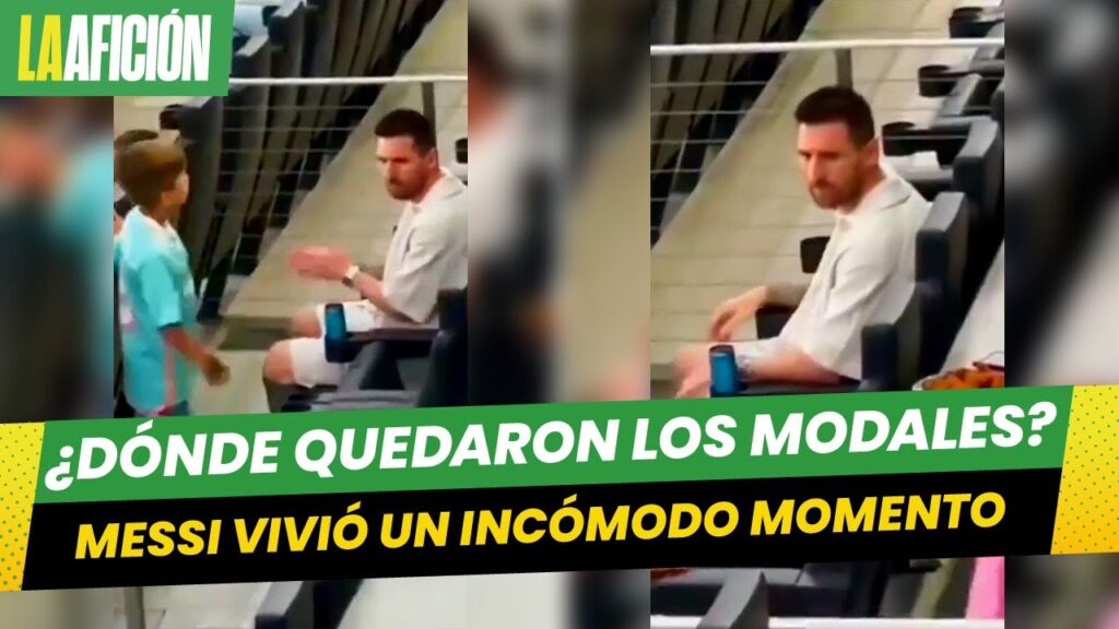 Obligan a hijo de Luis Suárez a saludar a Lionel Messi tras 'ignorarlo'
