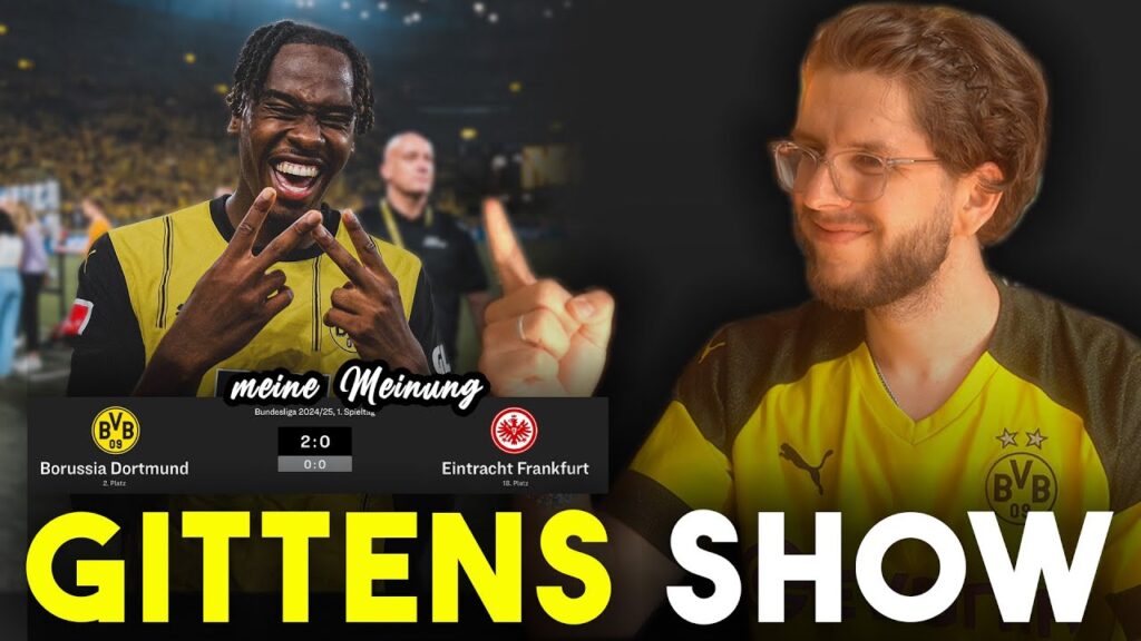 Gittens Masterclass!🔥😮‍💨 | Borussia Dortmund vs Eintracht Frankfurt ⚽️🏆 [meine Meinung]