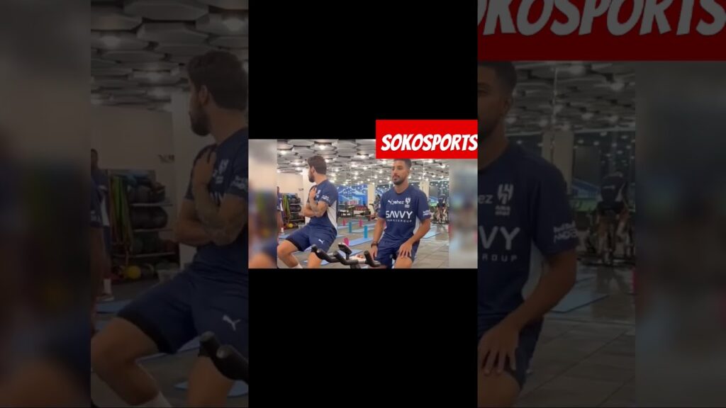 بونو و لاعبي الهلال السعودي في تدريب إستعددا لمباراة القادمة😱 #football #qatarfootball