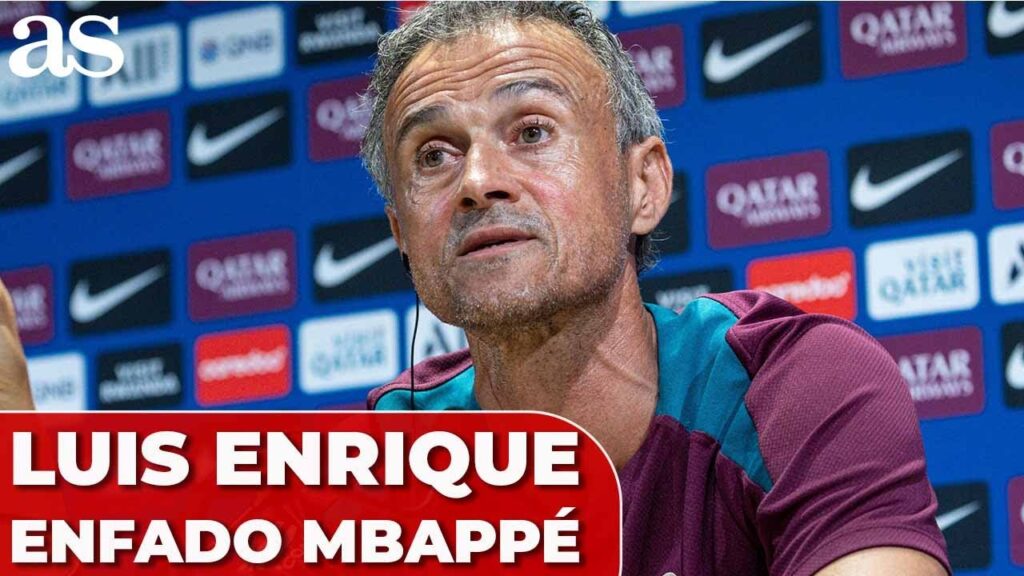 El NUEVO ENFADO de LUIS ENRIQUE con la PRENSA tras otra pregunta sobre MBAPPÉ