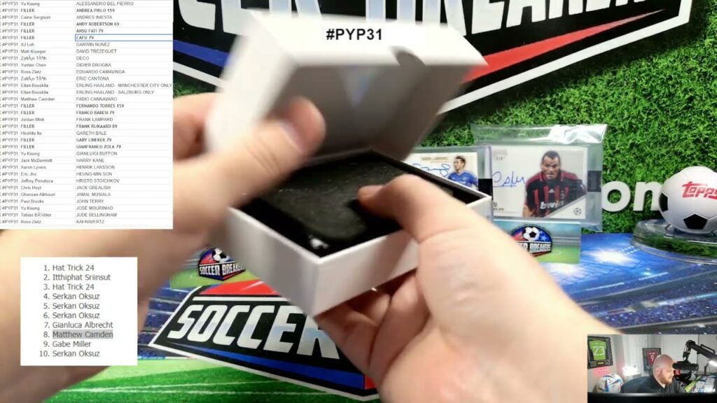 2022-23 TOPPS DYNASTY UEFA CHAMPIONS LEAGUE 5 HOBBY BOX, CASE BREAK #PYP31 (SOCCER BREAKERS FC)