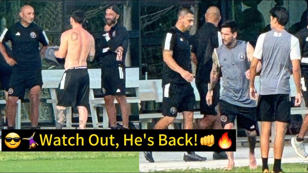 Lionel Messi's Comeback: Training Hard for His Return to the Pitch-football news today