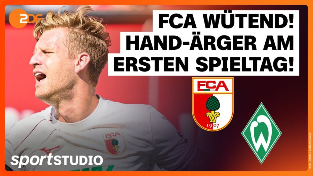 FC Augsburg – SV Werder Bremen | Bundesliga, 1. Spieltag Saison 2024/25 | sportstudio