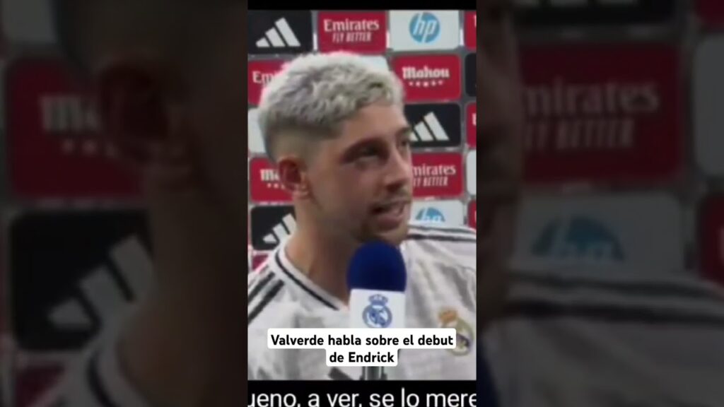 Valverde habla sobre el debut de Endrick en el Bernabeu #endrick #Valverde #realmadrid #Ancelotti