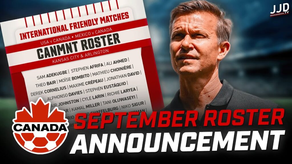 Canada's 23-Player September Roster🇨🇦