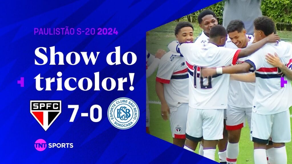 SÃO PAULO ATROPELA O SÃO BENTO COM GOLEADA HUMILHANTE! SÃO PAULO 7X0 SÃO BENTO | PAULISTÃO SUB-20
