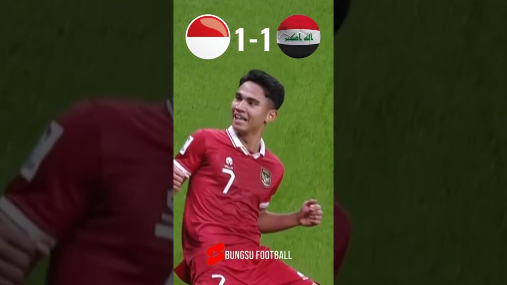 Indonesia vs Iraq 😱🔥#shorts #football #shortsyoutube