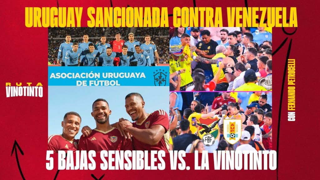 URUGUAY HERIDO ANTE LA VINOTINTO | BENTANCUR, OLIVERA, ARAUJO Y GIMENEZ AFUERA ¿OBLIGADOS A GANAR? 🚨