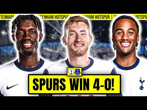 Bissouma BANGER! Kulusevski AMAZING! Odobert DEBUT! Spurs 4-0 Everton @SpursLive