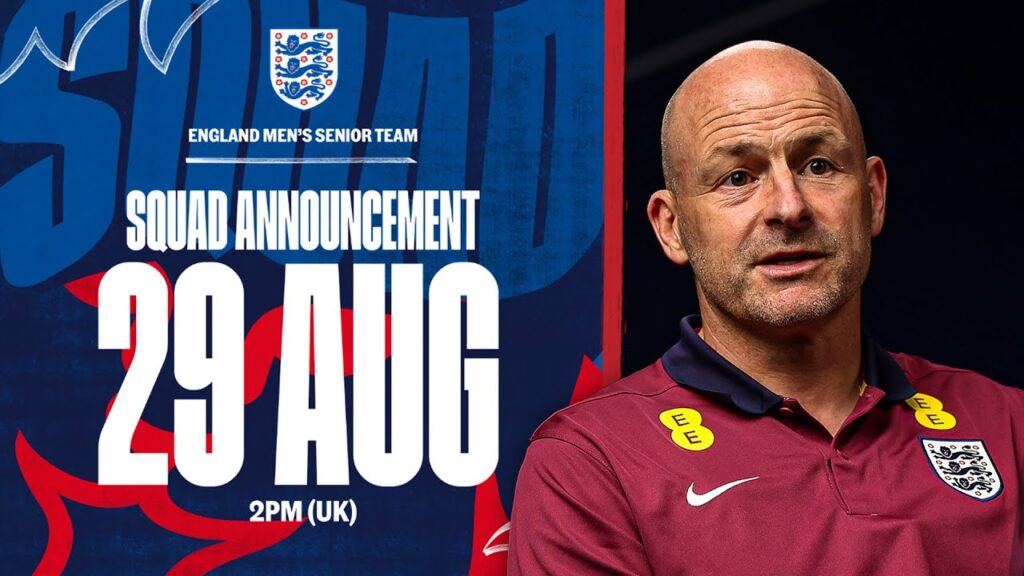 LIVE: Lee Carsley Announces His First Three Lions Squad For The Nations League September Fixtures