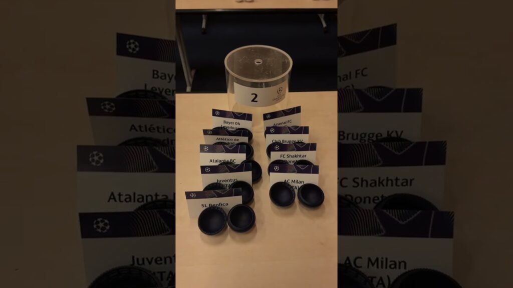 Draw pots ⚽ #ucldraw