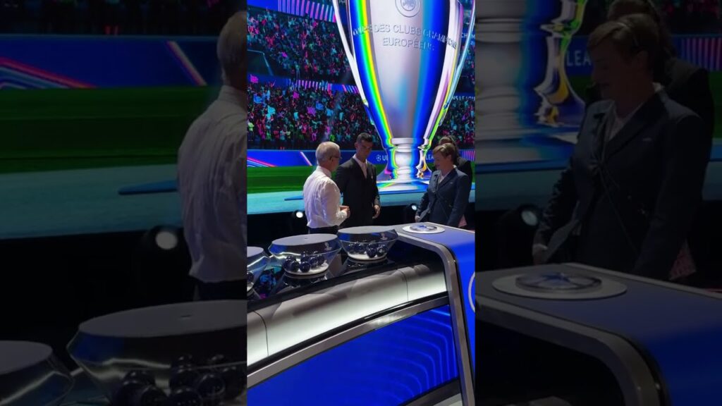 ... and the software met Cristiano! 🔥#ucldraw