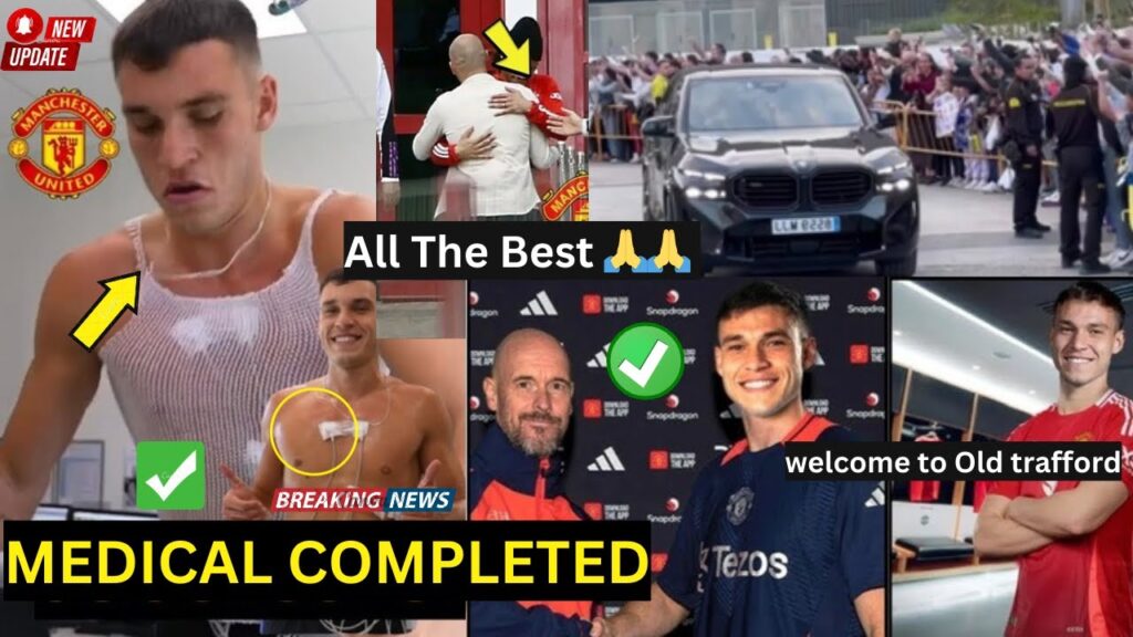 Wow!😍 See how Manuel Ugarte was WELCOMED BY FANS when ARRIVED in Manchester for Medicals✅ #manutds