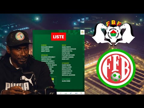 LISTE ALIOU CISSÉ AVEC UN SEULE NOUVEAU ✅ ET DEUX RETOURS