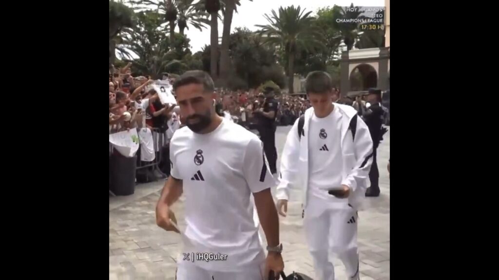 ARDA GULER DANI CARVAJAL #laspalmas #realmadrid #ancelotti #skills #vinicius #mbappe #shorts #tiktok