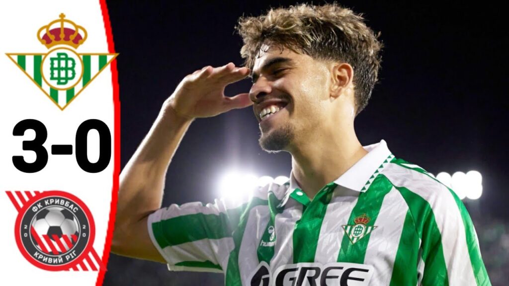 Real Betis vs Kryvbas (3-0) Abde Ezzalzouli Goal | All Goals and Extended Highlights