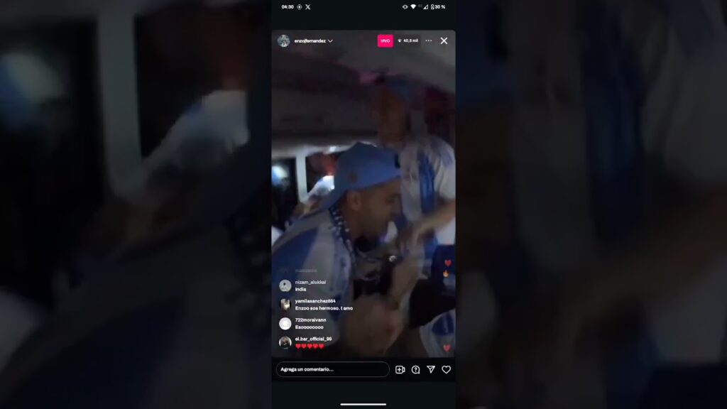 Enzo Fernandez & Argentina players celebrating  Copa America victory by singing racist France chant