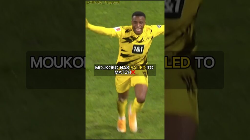 What Happened To Youssoufa Moukoko? 💔 #shorts #football