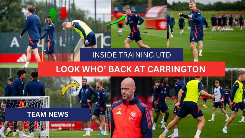 Shaw, Højlund,Malacia,De Ligt,Zarkizee, Maino,&Rashford🔥Man UNITED Training News Ahead of Liverpool