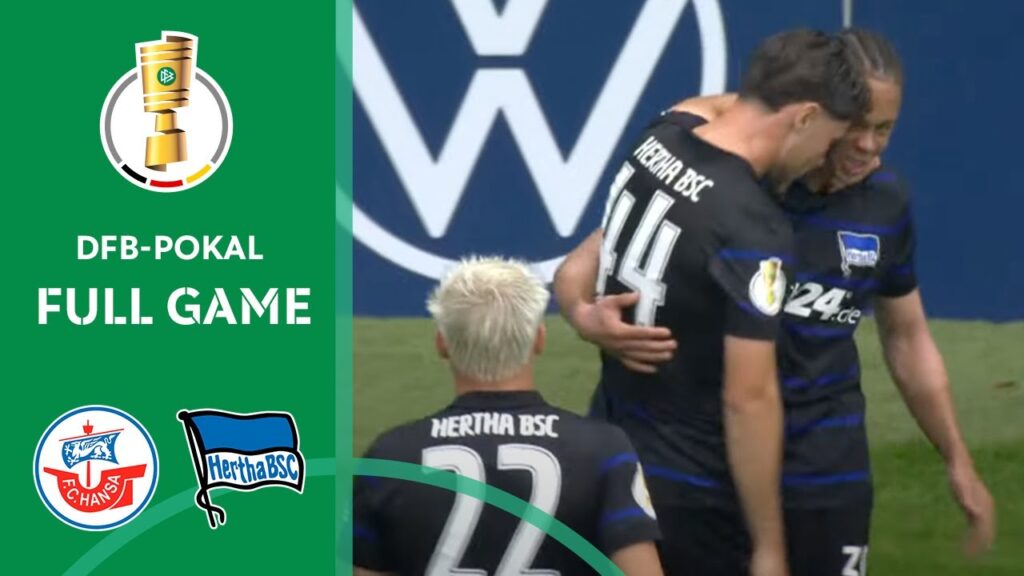 FC Hansa Rostock vs. Hertha BSC | FULL GAME | DFB-Pokal 2024/25 - Round 1