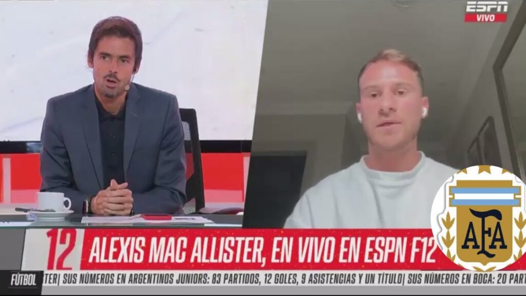 ALEXIS MAC ALLISTER ,EN VIVO EN ESPN F12.⚽⚽⚽