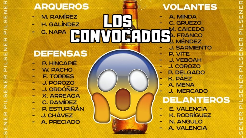 LOS CONVOCADOS DE ECUADOR 🇪🇨 PARA LAS ELIMINATORIAS SUDAMERICANAS (FECHA 7 Y 8) - Reacción