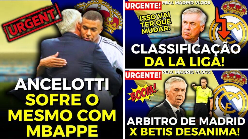 NOSSA🚨😱REAL MADRID EM ALERTA JUIZ POLÊMICO, EMPATE QUE COMPLICA E CLASSIFICAÇÃO EM RISCO!