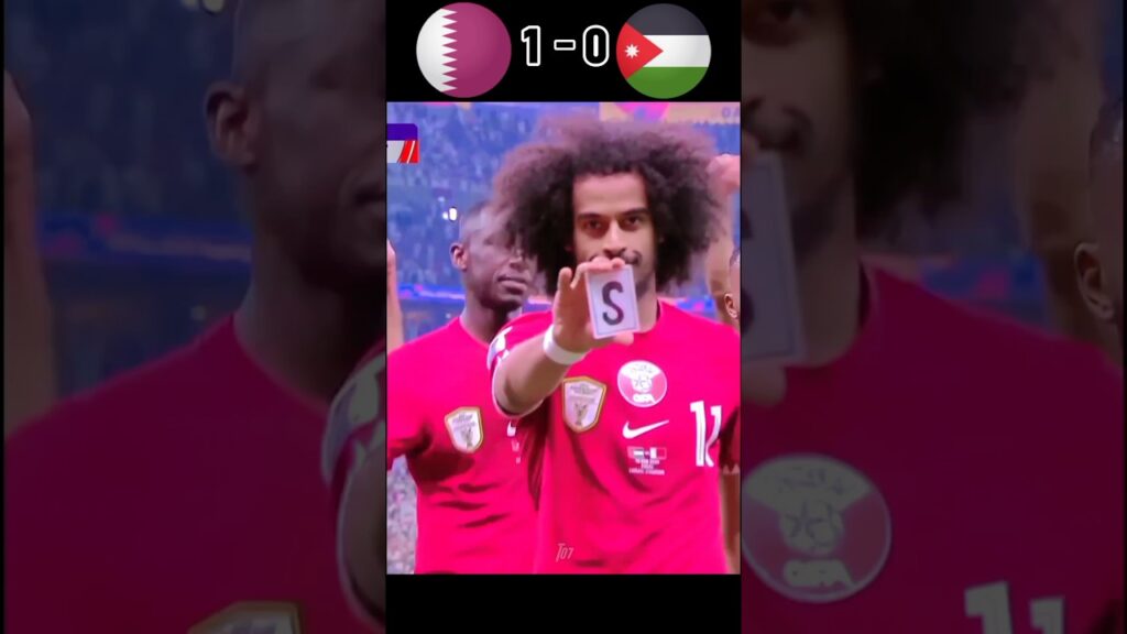 Qatar🇶🇦3-1🇯🇴Jordan AFC Asian Cup 2023 Final Match Full Highlight🤯🥶💀#bismillah #shorts #afc