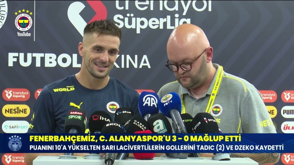 Oyuncumuz Dusan Tadic'in Maç Sonu Açıklamaları | Fenerbahçe 3-0 Alanyaspor