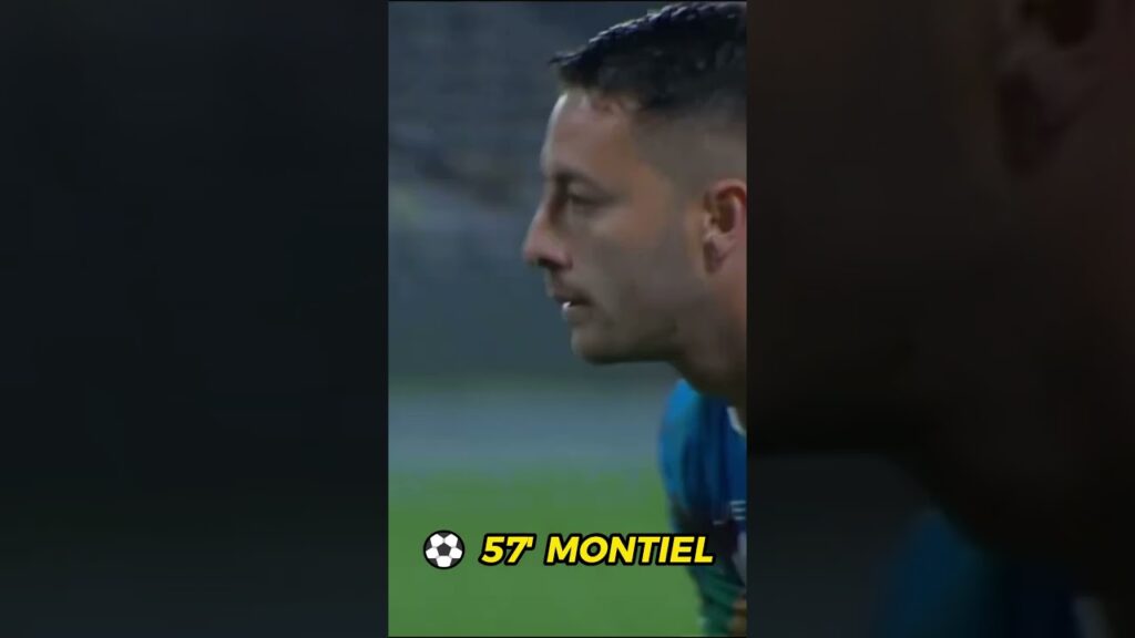 EL GOL DE MONTIEL VS GODOY CRUZ EN FÚTBOL AL ROJO VIVO | #independiente #shorts #futbol