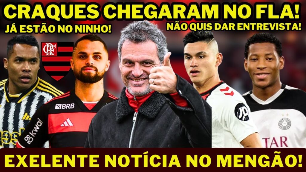 ⚠️CONFIRMADO! FLAMENGO OFICIALIZA JOGADORES! ALCARAZ,ALEX SANDRO,GONZALO PLATA! NOTÍCIAS DO FLAMENGO