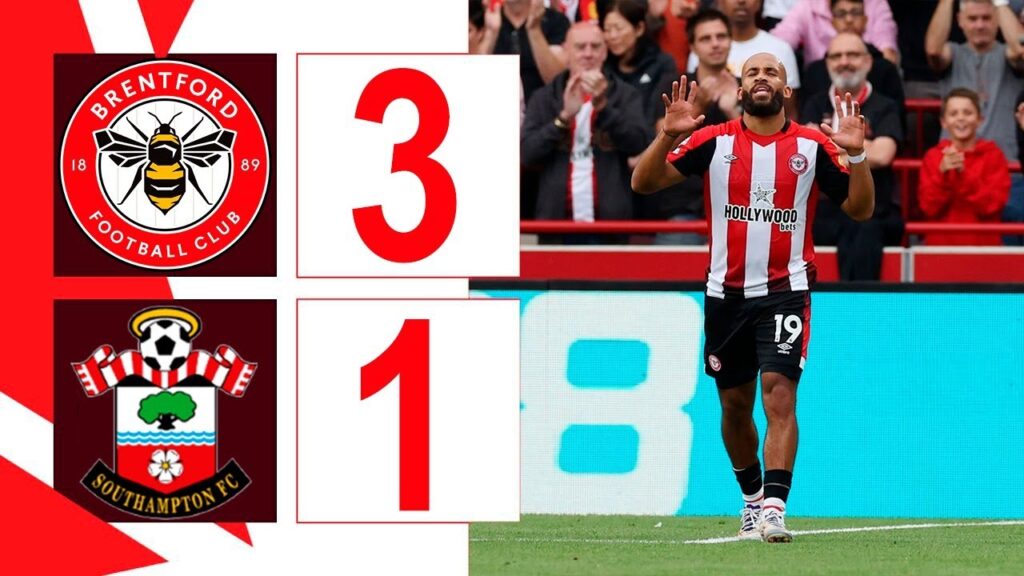 Bryan Mbeumo Goal | Brentford vs Southampton 3-1 Highlights | Premier League 2024/25