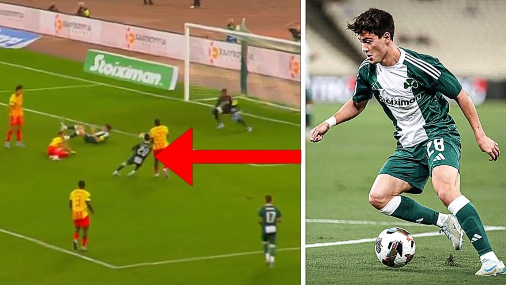 😍 PELLISTRI scored his FIRST GOAL for Panathinaikos in last night game vs Lens
