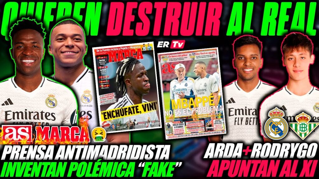 🚨 ¡QUIEREN DESESTABILIZARNOS! NUEVOS ATAQUES de la PRENSA BUSCANDO el INCENDIO entre VINI y MBAPPE