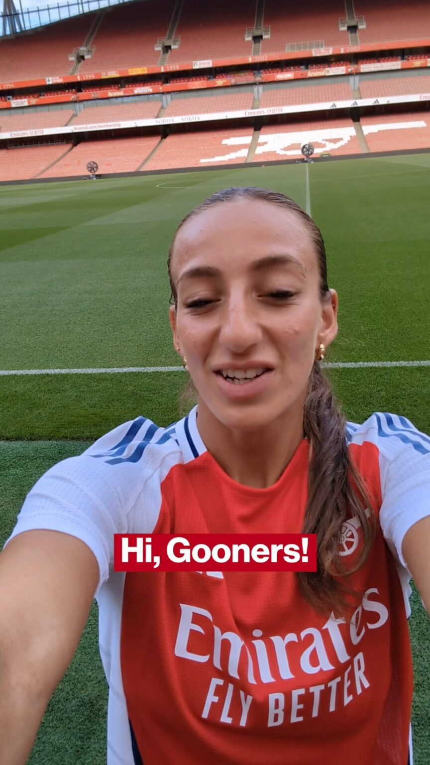 Our new signing has a message for you, Gooners