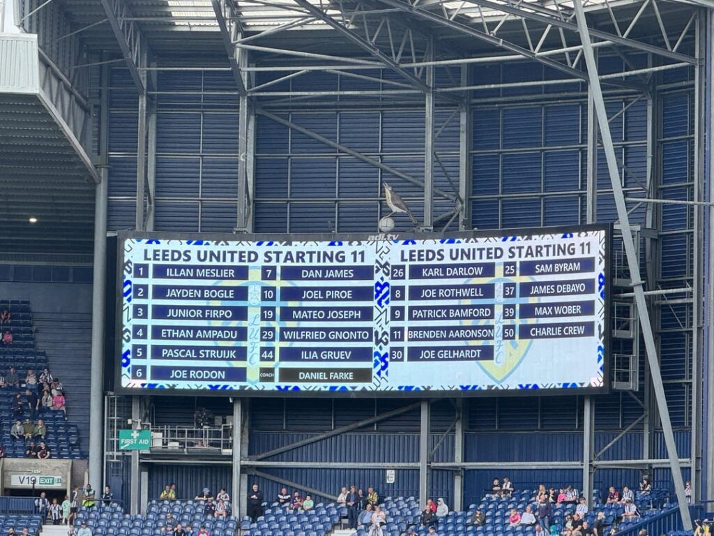 Leeds sneaking extra players on