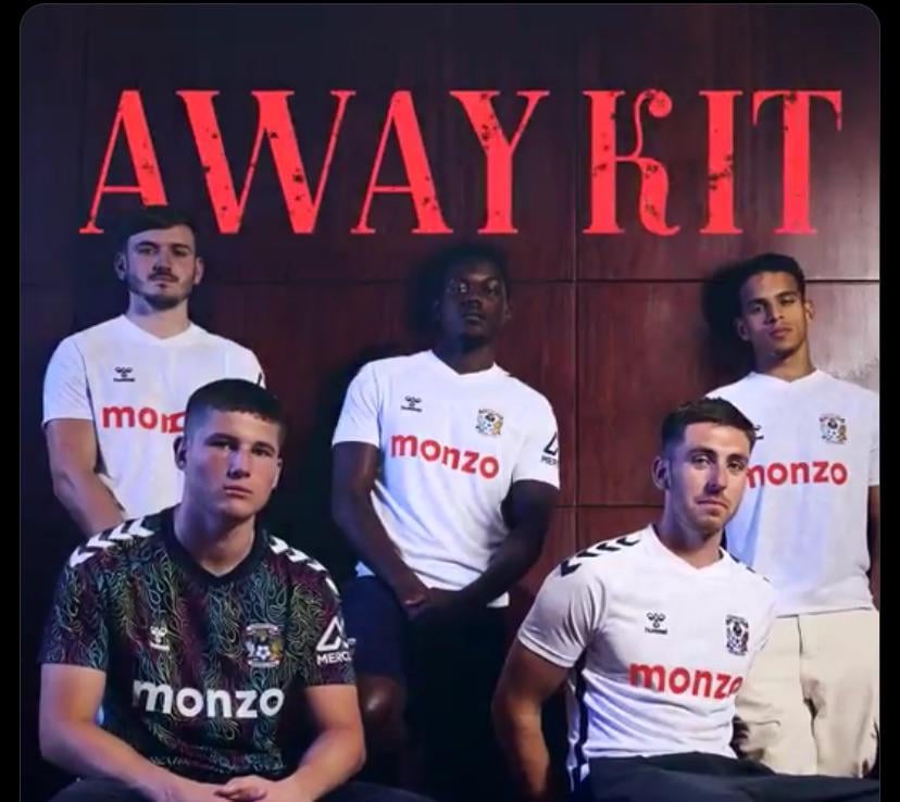 Coventry City Away Kit Revealed