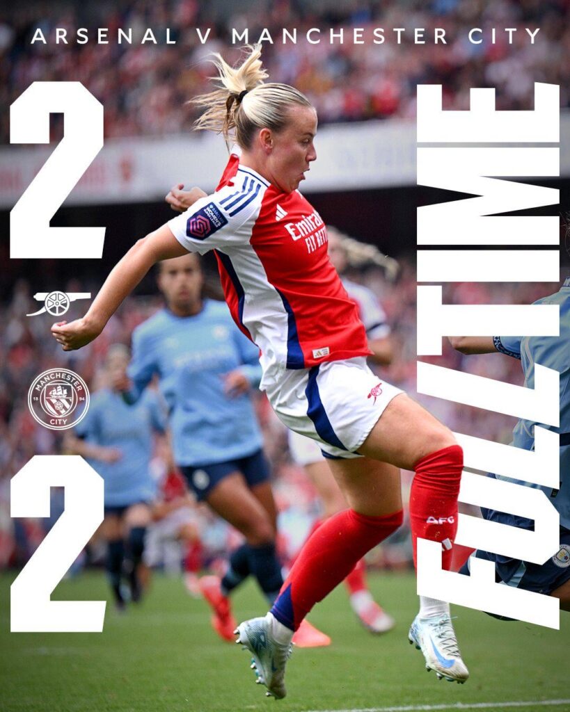 The points are shared at Emirates Stadium