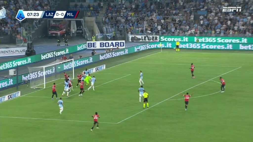 Gol di Strahinja Pavlović oggi | Lazio-Milan 2-2 Highlights | Serie A 2024-2025